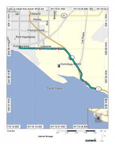 Day 15 map (somewhere on the CA1 to Ventura Blvd.)