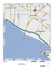 Day 7 Map - Crystal Cove to Huntington Beach